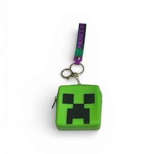Minecraft Green Keychain Coinbag